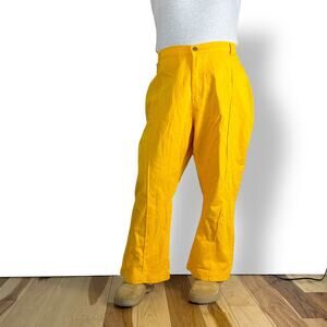 BIG BUD PRESS WESTERN PANTS SUNSHINE YELLOW SIZE 2X
